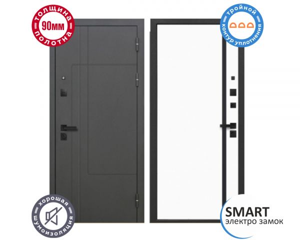 Входная дверь Ferroni 9 см Металл/МДФ SMART 4 электронный замок