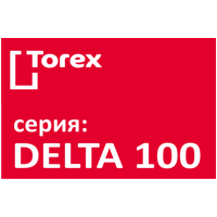Входная дверь ТОРЕКС ДЕЛЬТА -100 (черный шелк DL-1/ПВХ Лиственница крем DPС-1W)